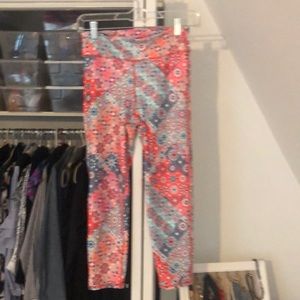 Multi colored yoga pants size xxl